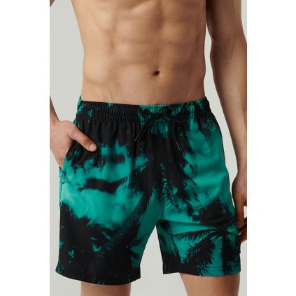 Pánské plavky Atlantic KMB-227 (Velikost L, Barva Modrá)