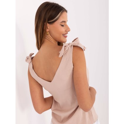 Top WN-TP-1705.69 RUE PARIS (Barva Béžová, Velikost S)