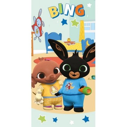 Osuška Zajíček Bing a Sula v pyžamu