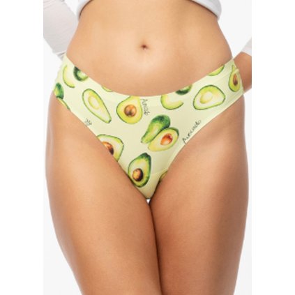Dámské brazilky Julimex Avocado Simple Brasil (Velikost L, Barva Vícebarevná)
