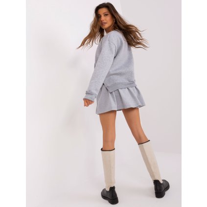 Dámská mikina -EM-BL-HS-21-538.31P (Barva Šedá, Velikost L)
