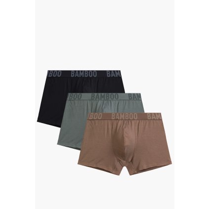 Pánské boxerky Atlantic 3MH-215 3 pcs (Velikost XL, Barva Černá)