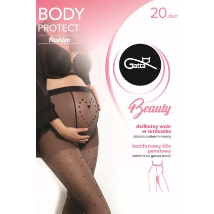 Dámské punčochy Gatta Body Protect 02 20 DEN (Velikost 3-M, Barva Černá)