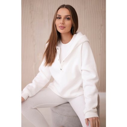 Dámská souprava Elise - mikina + top + legíny (Velikost UNI, Barva Smetanová)