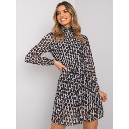 Šaty WN-SK-18951.41X RUE PARIS (Barva Černá, Velikost S/M)