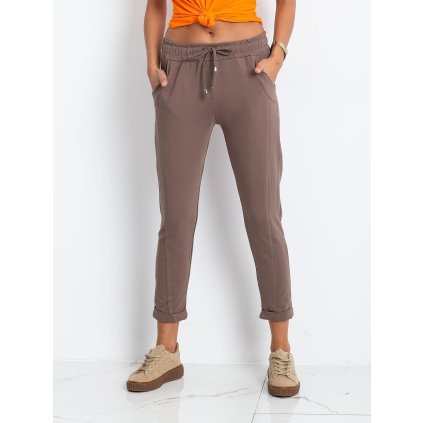 Tepláky RV-DR-3589.07X BASIC FEEL GOOD (Barva Béžová - tmavě, Velikost S)