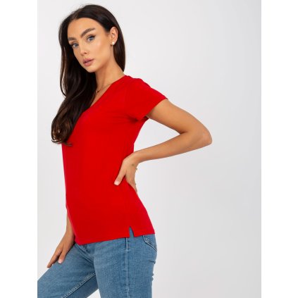 Tričko B-012.79P BASIC FEEL GOOD (Barva Červená, Velikost XL)