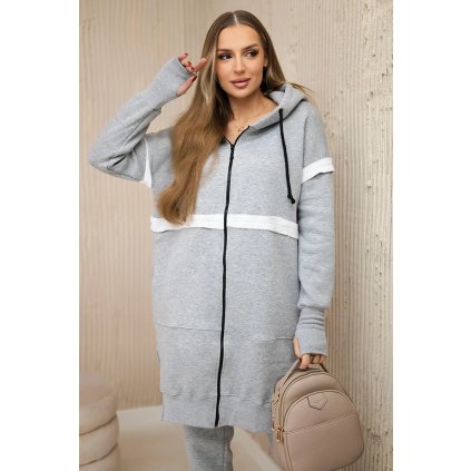 Zateplená souprava Bes s dlouhou mikinou (Velikost UNI, Barva Tělová)