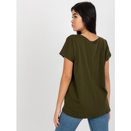 Tričko RV-TS-4832.30 BASIC FEEL GOOD (Barva Zelená, Velikost M)