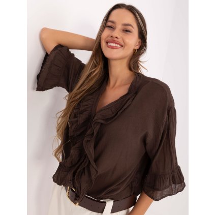 Halenka MI-KS-92224.95 ITALY MODA (Barva Béžová - tmavě, Velikost UNI)
