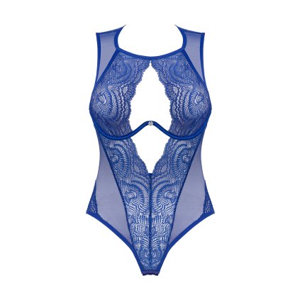 Body Obsessive Giselia teddy (Velikost M/L, Barva Modrá)