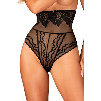 Kalhotky Obsessive Arienna panties (Velikost XS/S, Barva Černá)