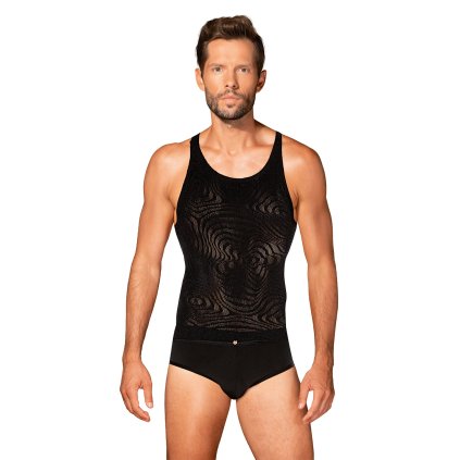 Pánské sexy tílko Obsessive T103 sleeveless (Velikost S/M, Barva Černá)