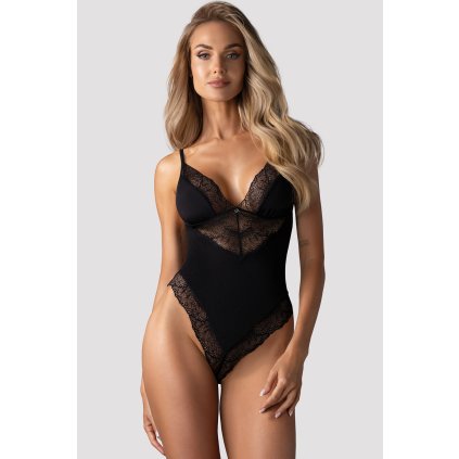 Obsessive Lobellis teddy (Velikost XL/2XL, Barva Černá)