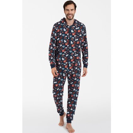 Overal Italian Fashion Rojas dł.r. dł.sp. (Velikost XL, Barva Modrá - tmavě)