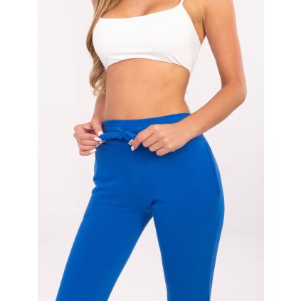 Dámské tepláky B-005.56 BASIC FEEL GOOD (Barva Modrá - tmavě, Velikost XS)