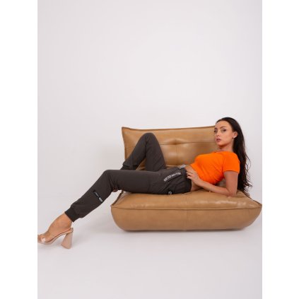 Dámské tepláky RV-DR-8545.02P RELEVANCE (Barva Černá, Velikost S)