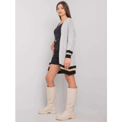Kardigan-TW-SW-BI-A21768.21 (Barva Šedá, Velikost UNI)