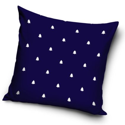 43290 dekoracni polstarek vanocni pohoda modry pnl241200