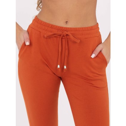 Dámské tepláky RV-DR-5040.07X BASIC FEEL GOOD (Barva Oranžová, Velikost XS)