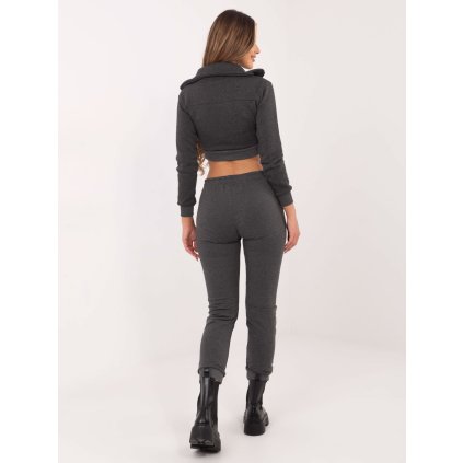 Dámské tepláky RV-DR-5040.09X BASIC FEEL GOOD (Barva Šedá - tmavě, Velikost L)