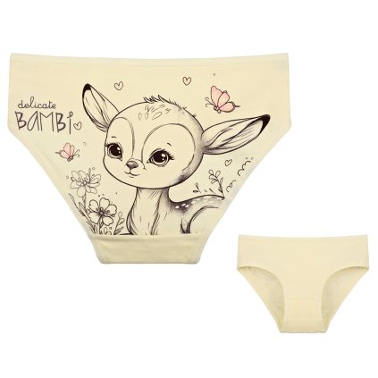 Dětské kalhotky Bambi (Barva Žlutá, Velikost 6/7)