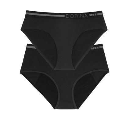 Dámské menstruační kalhotky Dorina D000157MI001-2X0010 Den (Velikost L, Barva Černá)