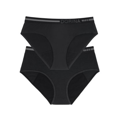 Dámské menstruační kalhotky Dorina D000159CO009-2X0010 Noc (Velikost L, Barva Černá)