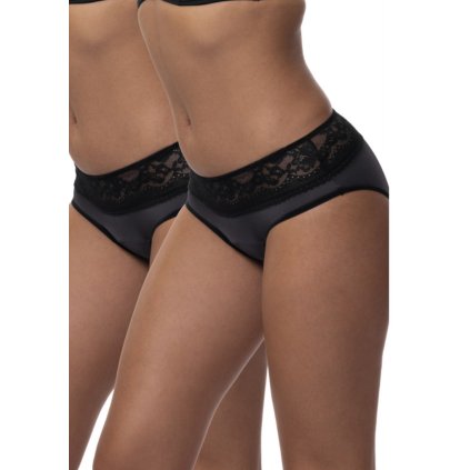 Dámské denní menstruační kalhotky Dorina D001988MI071 (Velikost M, Barva Černá)