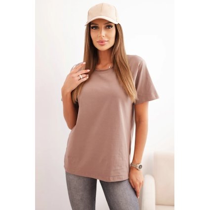 Dámská bavlněná blůza klasického střihu (Velikost UNI, Barva Černá)