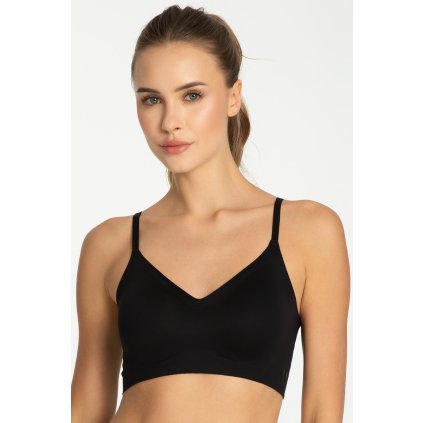 Top Julimex Simple Bra Top (Velikost S, Barva Černá)