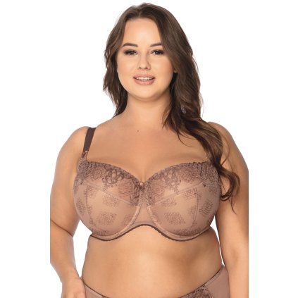 Podprsenka Gaia 1107M Elena Maxi (Velikost 70K, Barva Hnědá)