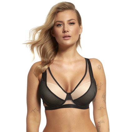 Podprsenka Lupoline 2350 - Push – up (Velikost 70C, Barva Černá)