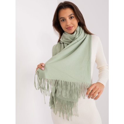 Szalik-AT-SZ-23185.90P-pistacjowy (Barva Zelená, Velikost UNI)