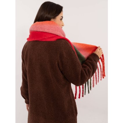 Szalik-AT-SZ-2320.50-czerwony (Barva Červená, Velikost UNI)