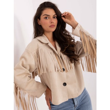 Bunda -IT-KR-96753.61 (Barva Smetanová , Velikost UNI)