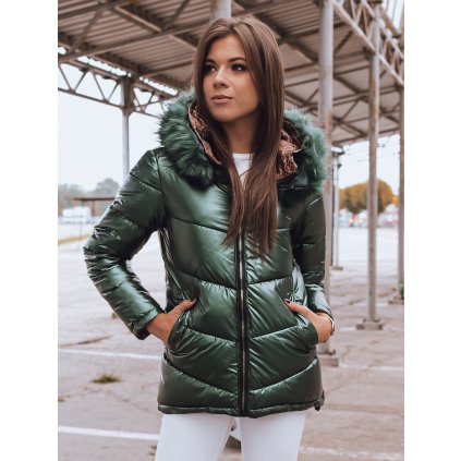Dámská bunda PAGET Dstreet TY2400 (Velikost S, Barva Zelená)