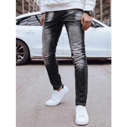 Černé pánské džíny slim fit Dstreet UX3818 (Velikost 29, Barva Černá)