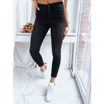 Dámské džíny skinny ADELAIDA Barva černá DSTREET UY1403 (Velikost 28, Barva Černá)