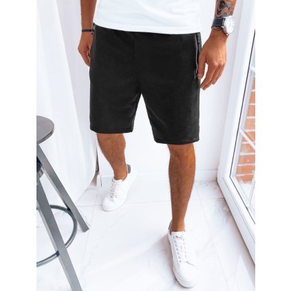Pánské kraťasy sportovní Barva černá DSTREET SX2265 (Velikost M, Barva Černá)