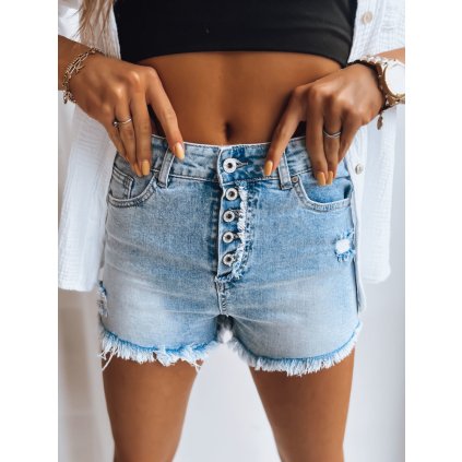 Dámské kraťasy džínové BUTONS DSTREET SY0319 (Velikost S, Barva Modrá - světle)