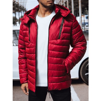 Pánská prošívané bunda Barva tmavě modrá DSTREET TX4442 (Velikost M, Barva Modrá)