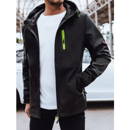 Pánská bunda softshell Barva černá DSTREET TX4464 (Velikost M, Barva Černá)