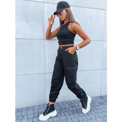 Dámské kalhoty NECTI DSTREET UY1637 (Velikost 34, Barva Černá)