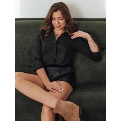 Elegantní dámská košile MIRIAM DSTREET DY0362 (Velikost S, Barva Černá)