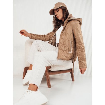 Dámská prošívaná bunda MAXWELL Barva zlatá DSTREET TY4110 (Velikost S, Barva Žlutá)