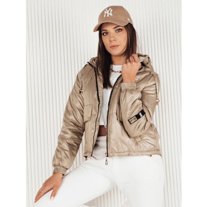 Dámská přechodová bunda ARON DSTREET TY4112 (Velikost S, Barva Hnědá)