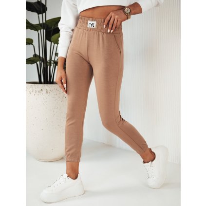 Dámské kalhoty CYFL DSTREET UY1806 (Velikost M/L, Barva Hnědá)