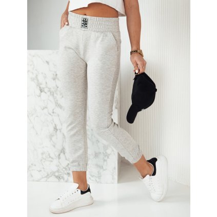 Dámské kalhoty teplákové KAROT DSTREET UY1810 (Velikost M/L, Barva Šedá - tmavě)