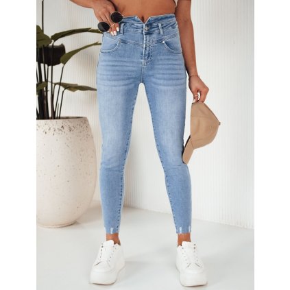 Dámské džíny s vysokým pásem MARIE DSTREET UY1867 (Velikost S, Barva Modrá - světle)